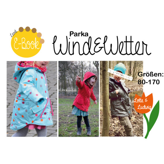 Ebook - Wind & Wetter Parka - Gr 80 - 170